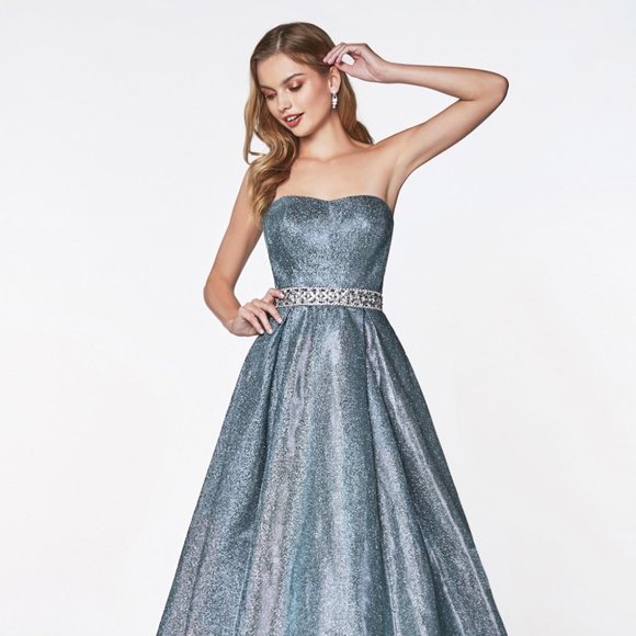 Strapless Soft Sweetheart Neck Prom Dress CD9175 - Picture 3 of 4